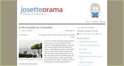 Desktop Screenshot of josetteorama.com